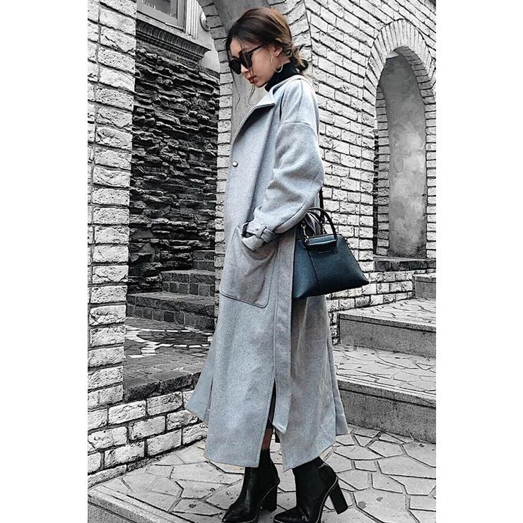 ベルト付ノーカラーマキシコート 品番 Eo Egoist エゴイスト のレディースファッション通販 Shoplist ショップリスト