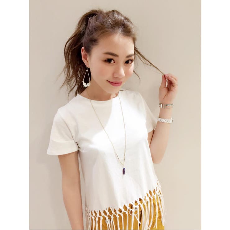 フリンジカットtシャツ 品番 Eo Egoist エゴイスト のレディースファッション通販 Shoplist ショップリスト