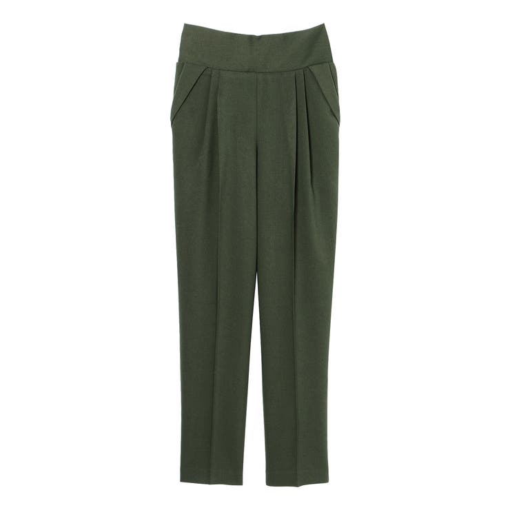 KHAKI | タックポケットスマートテーパードパンツ | EGOIST