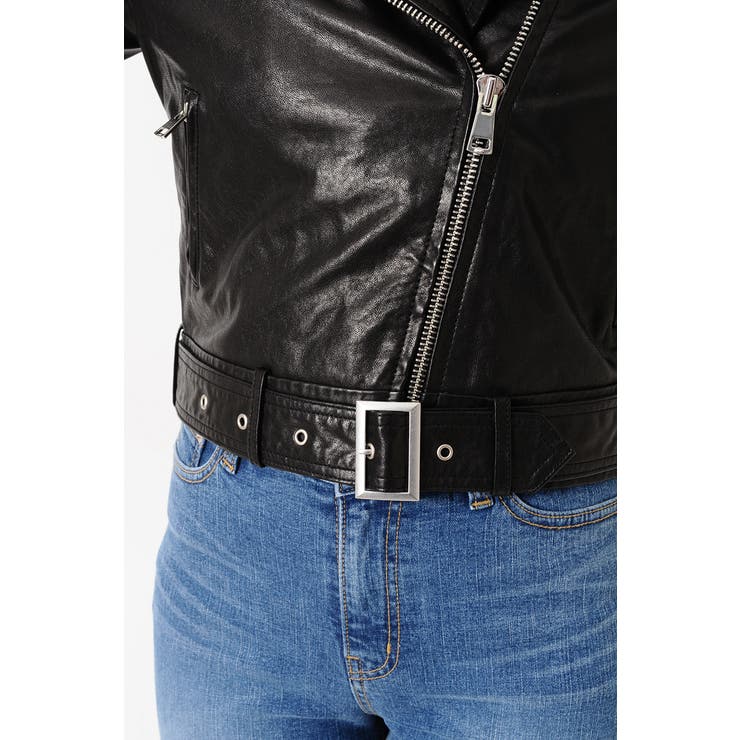 リアルベルト付ライダースジャケット[品番：EO000004026]｜EGOIST