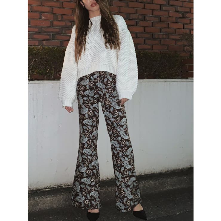 【Etro】ペイズリー high-riseフレアパンツ Etro - Paisley high-rise wide-leg pants Etro