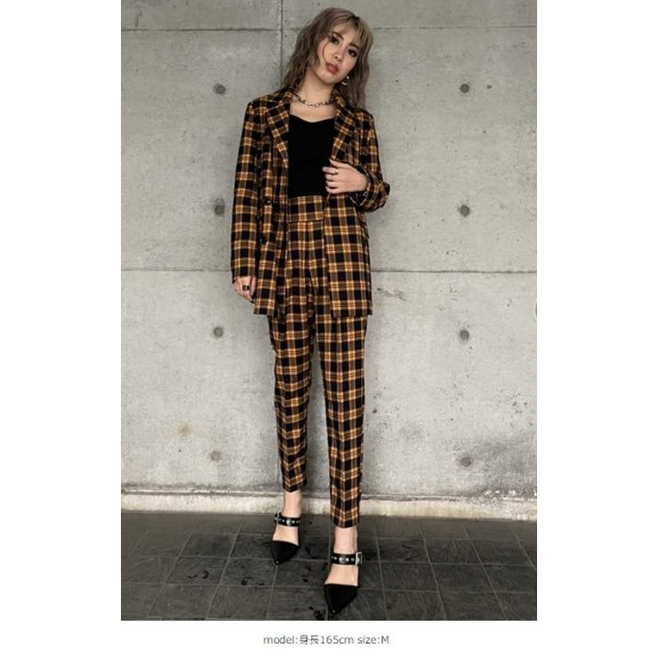 オーバーチェック柄テーパードパンツ | EGOIST | 詳細画像39 