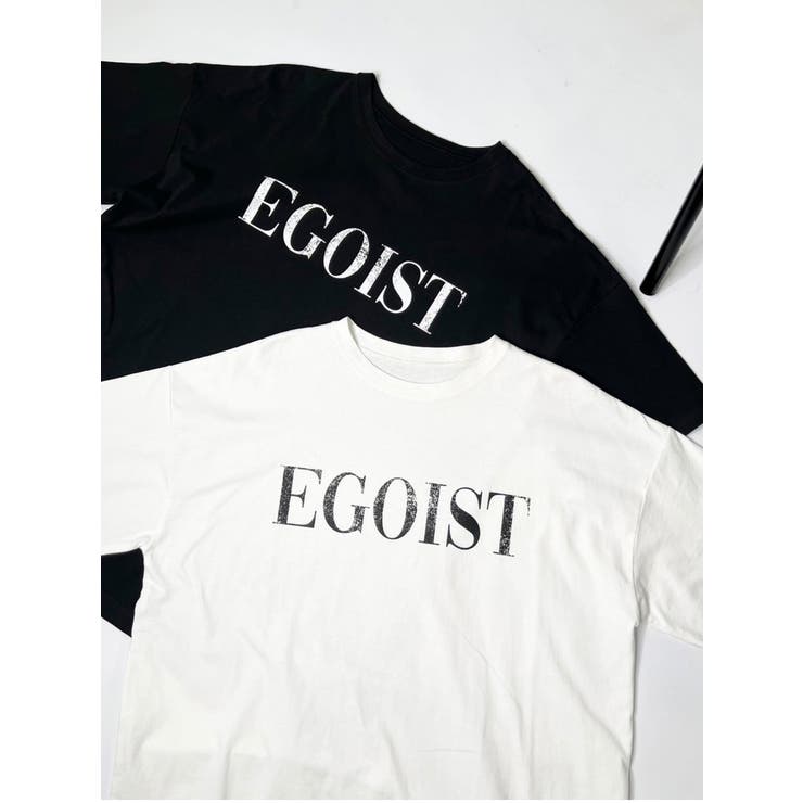 擦れロゴユニセックスTシャツ[品番：EO000006139]｜EGOIST（エゴイスト