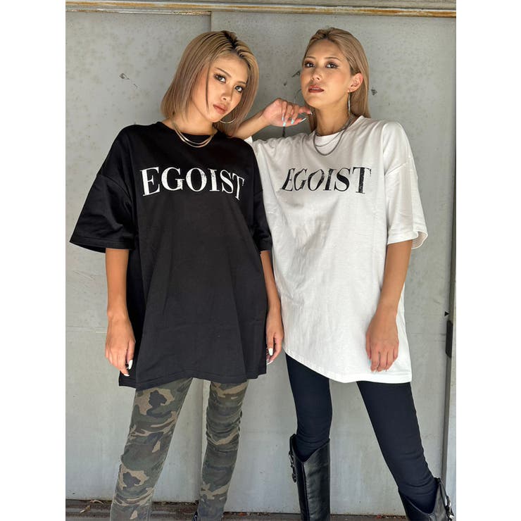 擦れロゴユニセックスTシャツ[品番：EO000006139]｜EGOIST（エゴイスト ...