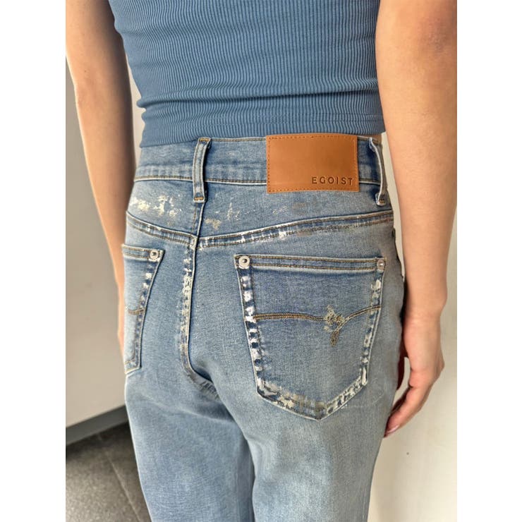 ホイルプリントデニムストレートパンツ | EGOIST | 詳細画像6 