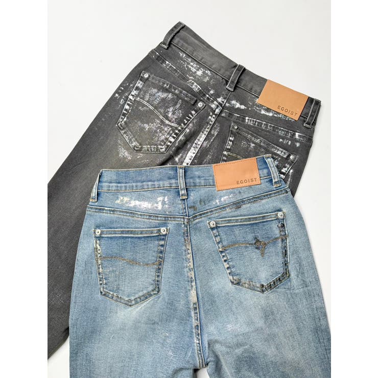 ホイルプリントデニムストレートパンツ | EGOIST | 詳細画像19 