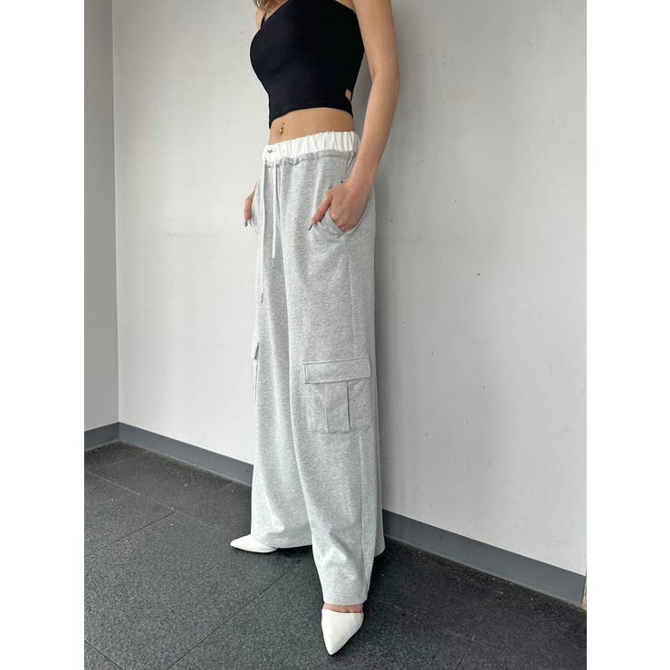 GLOWNY 関税込 Gコントラストスウェットパンツ MUSINSA公式 | GLOWNY G CONTRAST SWEATPANTS (NAVY)