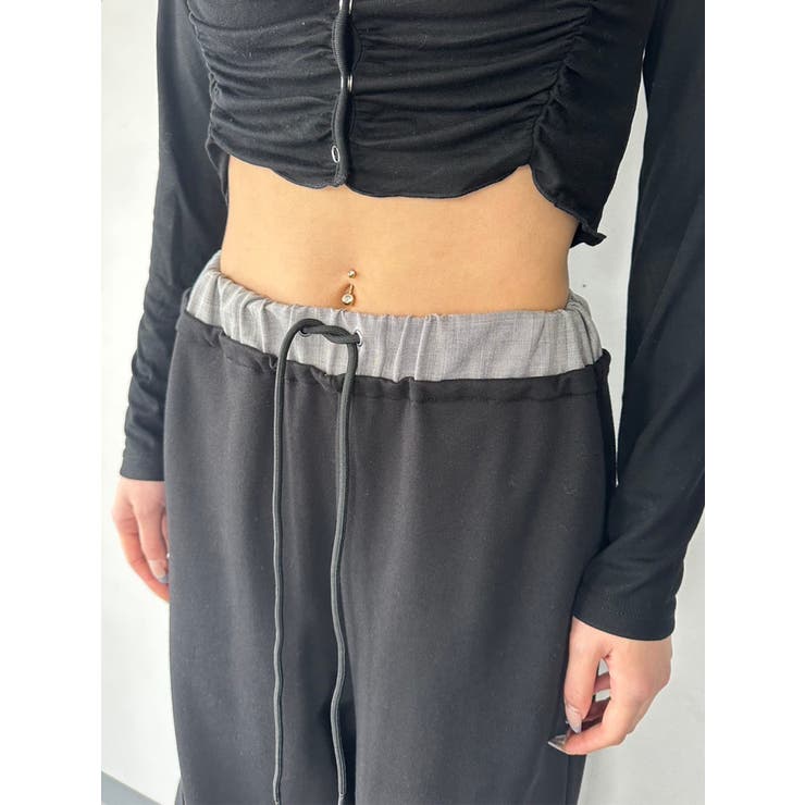 コントラストトリムスウェットカーゴパンツ | EGOIST | 詳細画像9 