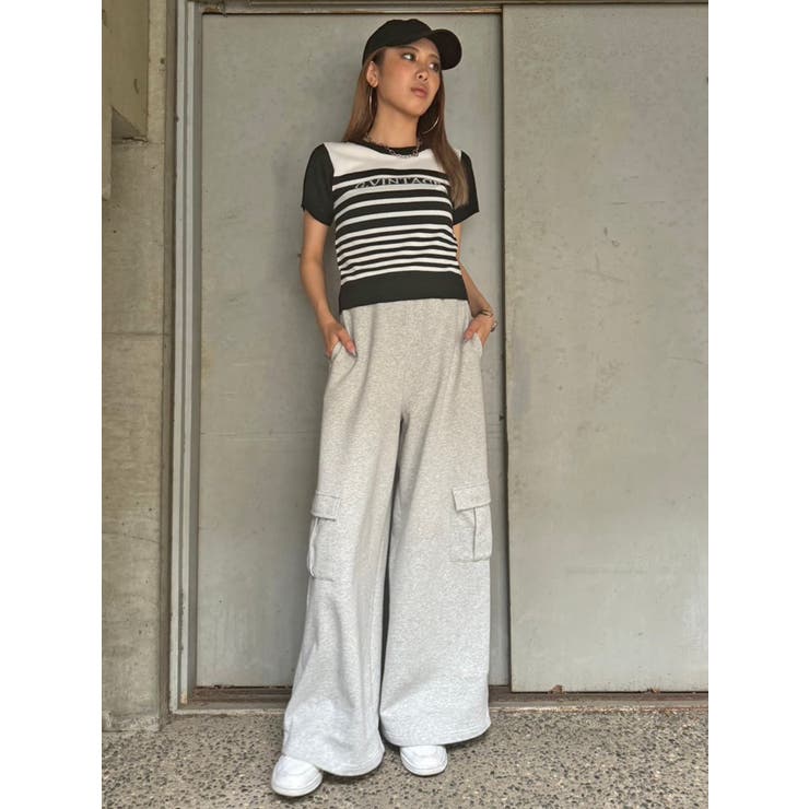 グラム・ヴィンテージボーダーニットトップス | EGOIST | 詳細画像8 