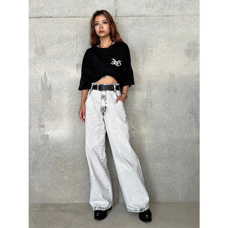 tシャツ BIG EG刺繍ユニセックスロンT レディース BIG EG刺繍ユニセックスロンT（Tシャツ/カットソー）｜EGOIST