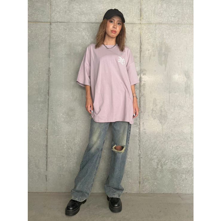 tシャツ BIG EG刺繍ユニセックスロンT レディース BIG EG刺繍ユニセックスロンT（Tシャツ/カットソー）｜EGOIST