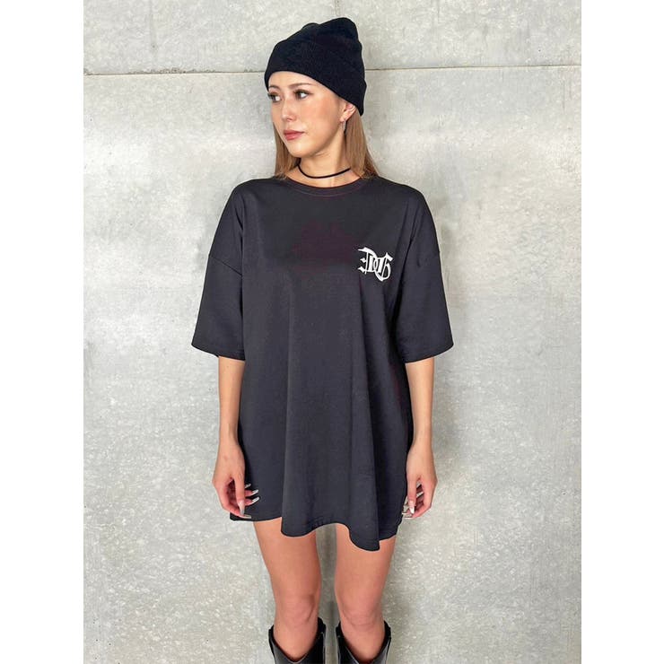 tシャツ BIG EG刺繍ユニセックスロンT レディース BIG EG刺繍ユニセックスロンT（Tシャツ/カットソー）｜EGOIST