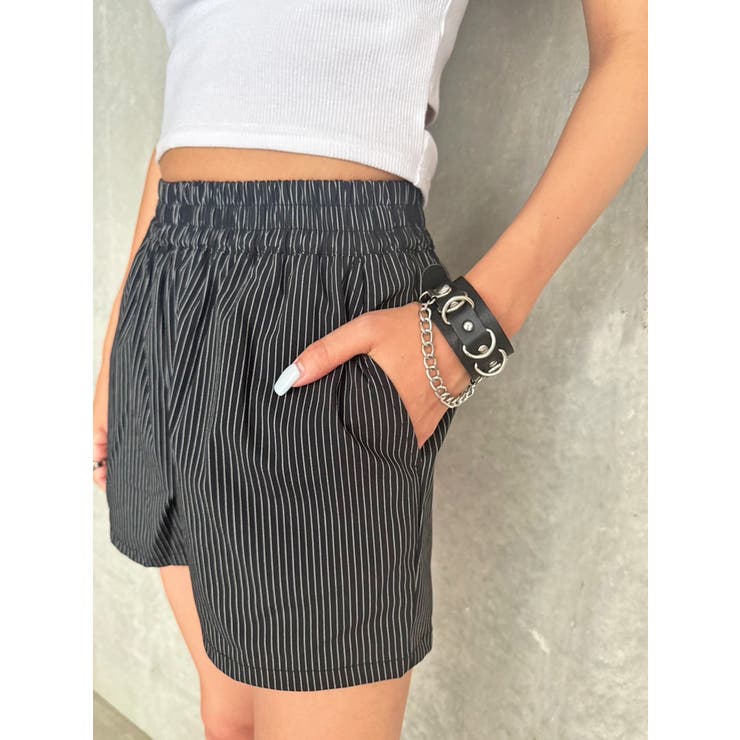 ウエストゴムストライプショートパンツ | EGOIST | 詳細画像4 