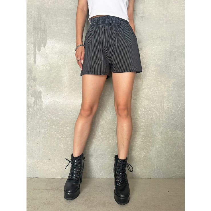 ウエストゴムストライプショートパンツ | EGOIST | 詳細画像9 