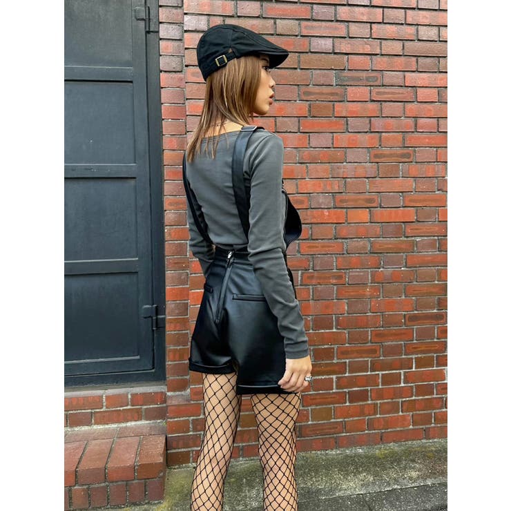 ソフトフェイクレザーサロペット | EGOIST | 詳細画像17 