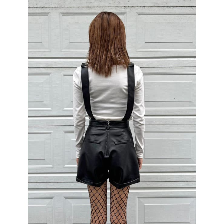 ソフトフェイクレザーサロペット | EGOIST | 詳細画像7 