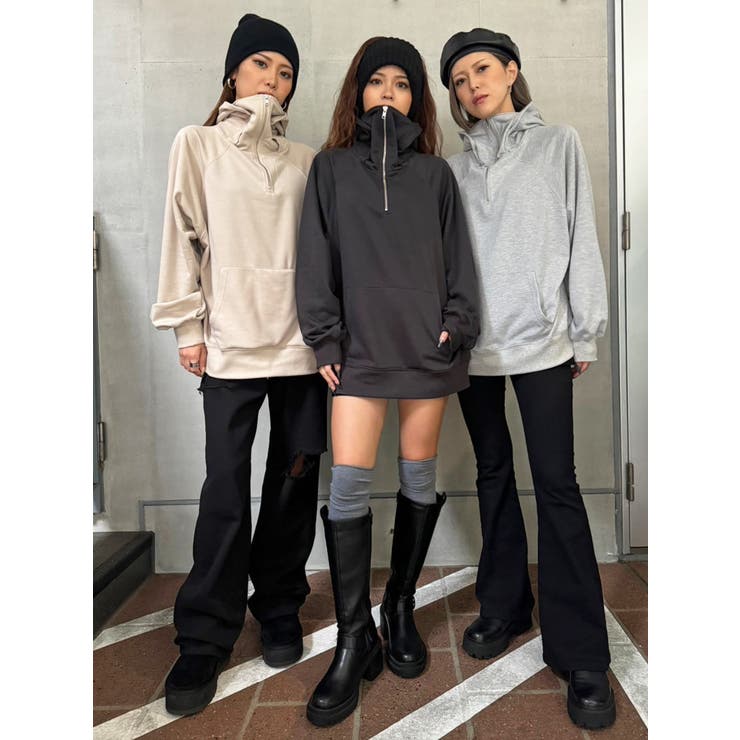 【関税込み】J EONGL I フーディ & ジップアップ ユニセックス)2ラインポイントジップパーカー | ファッション