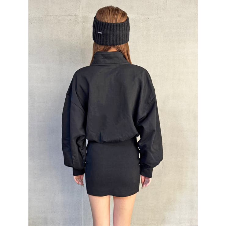 ハーフZIP裏毛ミニワンピース | EGOIST | 詳細画像7 