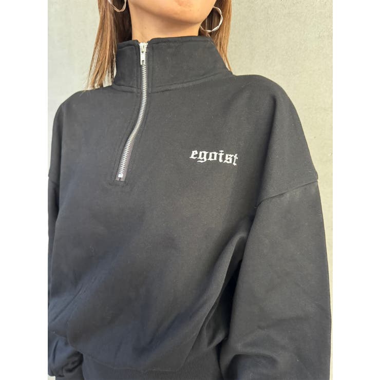 ハーフZIP裏毛ミニワンピース | EGOIST | 詳細画像8 