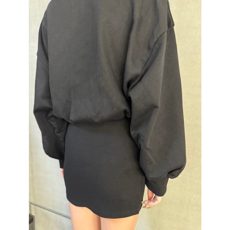 ハーフZIP裏毛ミニワンピース | EGOIST | 詳細画像9 