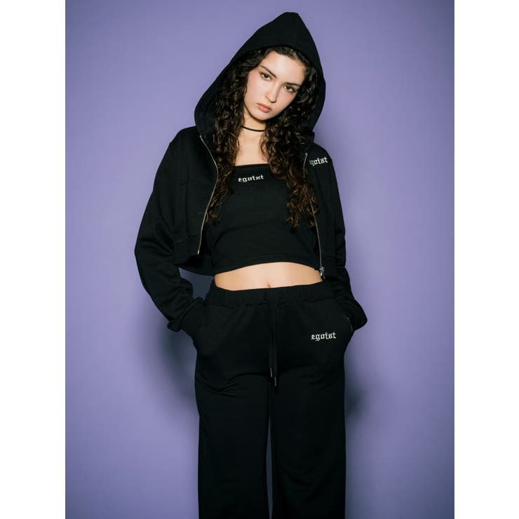 ロゴ刺繍スウェットキャミトップ[品番：EO000006370]｜EGOIST