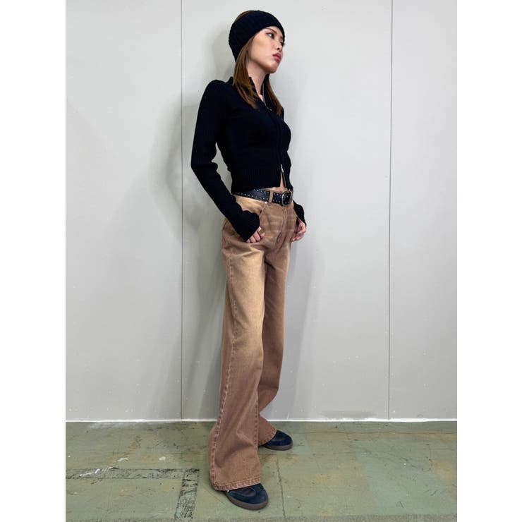 ヴィンテージライク加工ワイドパンツ | EGOIST | 詳細画像1 