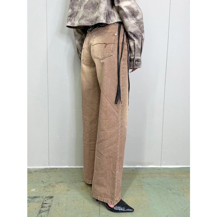 ヴィンテージライク加工ワイドパンツ | EGOIST | 詳細画像17 