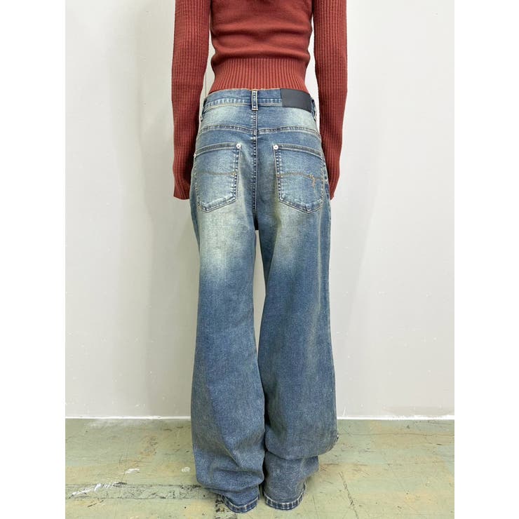 ヴィンテージライク加工ワイドパンツ | EGOIST | 詳細画像7 