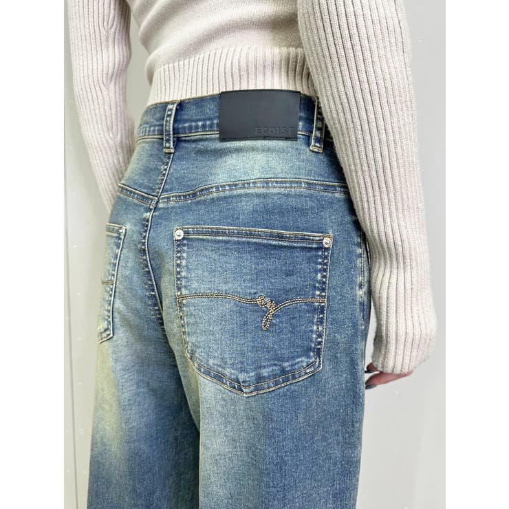 ヴィンテージライク加工ワイドパンツ | EGOIST | 詳細画像8 