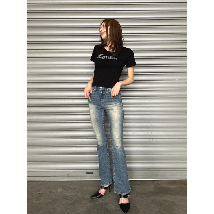 ラインストーンロゴTシャツ | EGOIST | 詳細画像14 