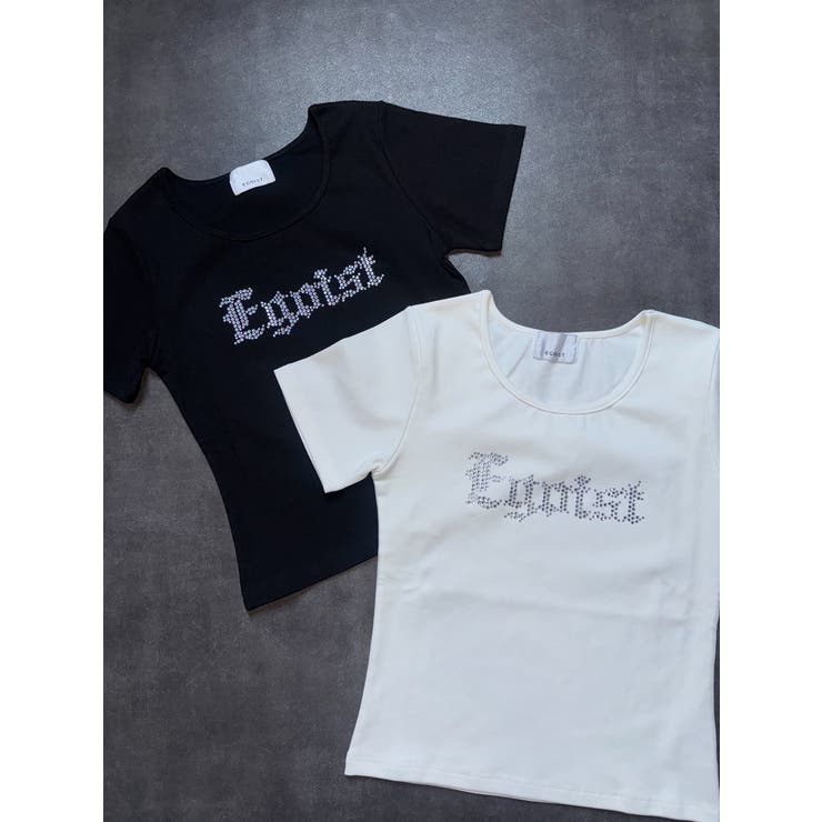 ラインストーンロゴTシャツ | EGOIST | 詳細画像26 