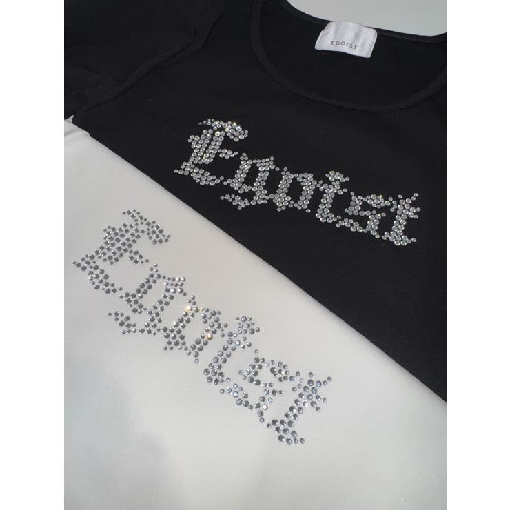 ラインストーンロゴTシャツ | EGOIST | 詳細画像27 