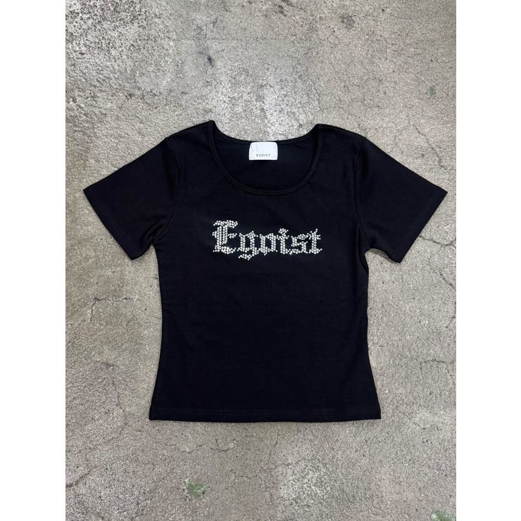 ラインストーンロゴTシャツ | EGOIST | 詳細画像30 