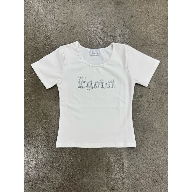 ラインストーンロゴTシャツ | EGOIST | 詳細画像32 