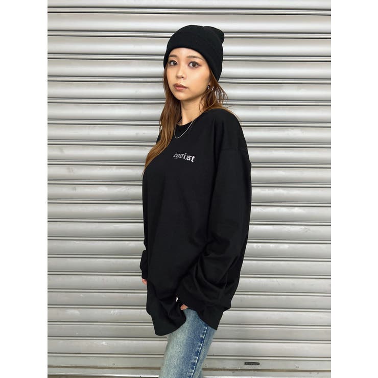 ラインストーンロゴユニセックスロンT | EGOIST | 詳細画像1 