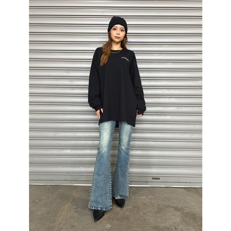 ラインストーンロゴユニセックスロンT | EGOIST | 詳細画像13 