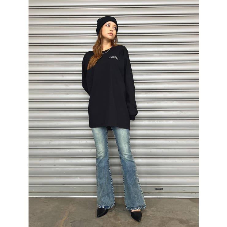 ラインストーンロゴユニセックスロンT | EGOIST | 詳細画像14 