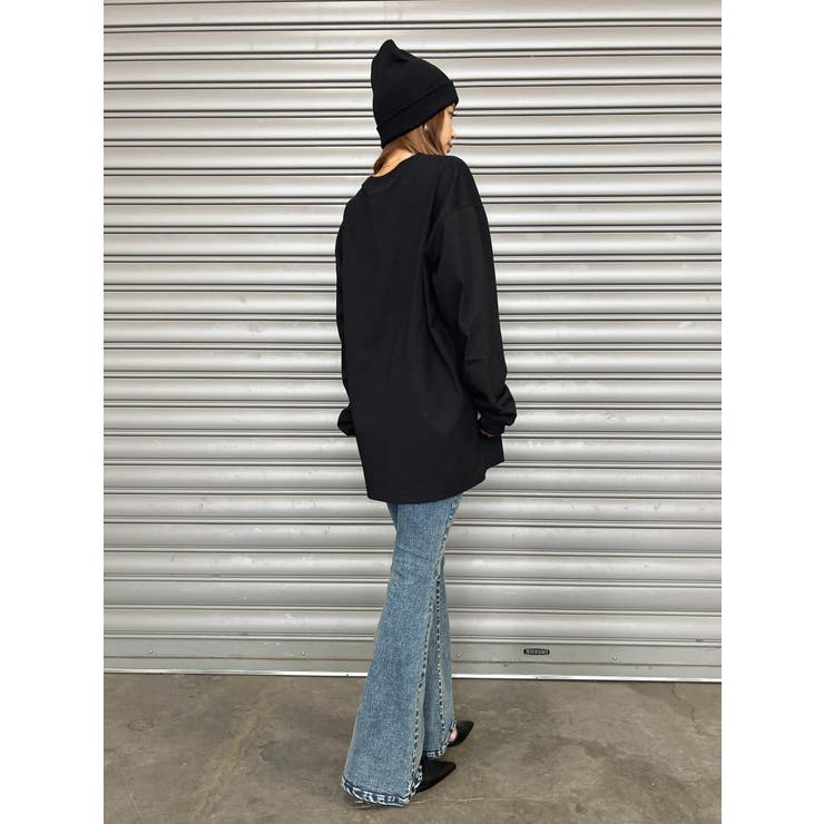 ラインストーンロゴユニセックスロンT | EGOIST | 詳細画像16 