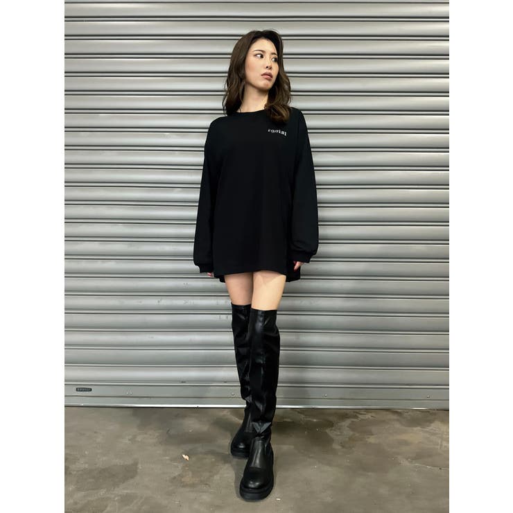 ラインストーンロゴユニセックスロンT | EGOIST | 詳細画像23 