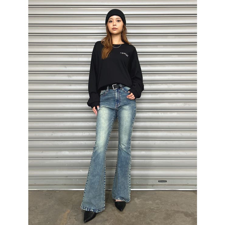 ラインストーンロゴユニセックスロンT | EGOIST | 詳細画像28 