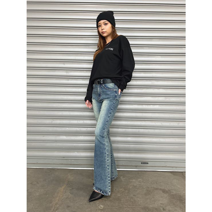 ラインストーンロゴユニセックスロンT | EGOIST | 詳細画像30 