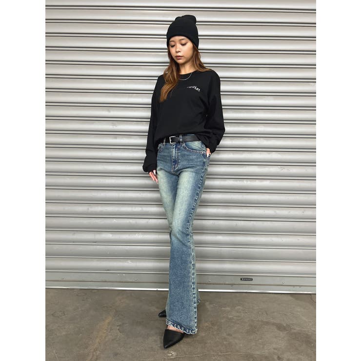 ラインストーンロゴユニセックスロンT | EGOIST | 詳細画像31 