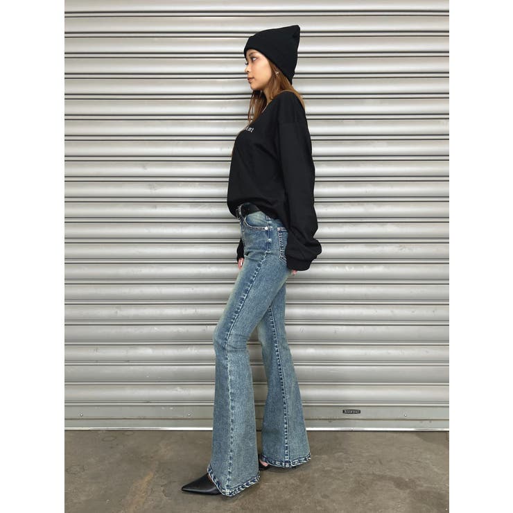 ラインストーンロゴユニセックスロンT | EGOIST | 詳細画像32 