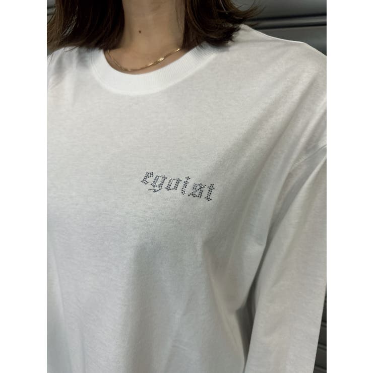 ラインストーンロゴユニセックスロンT | EGOIST | 詳細画像35 