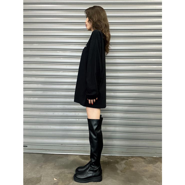 ラインストーンロゴユニセックスロンT | EGOIST | 詳細画像39 