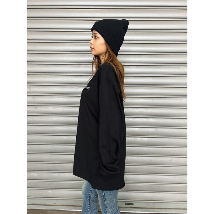 ラインストーンロゴユニセックスロンT | EGOIST | 詳細画像4 