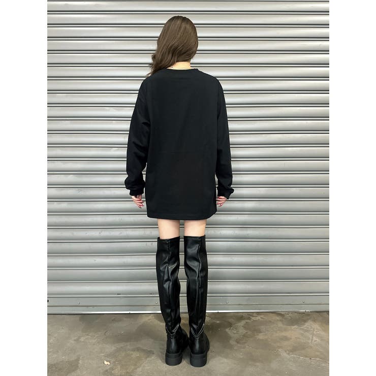 ラインストーンロゴユニセックスロンT | EGOIST | 詳細画像40 