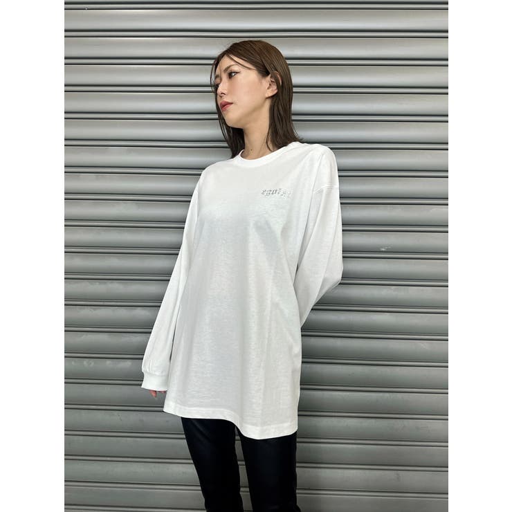 ラインストーンロゴユニセックスロンT | EGOIST | 詳細画像7 