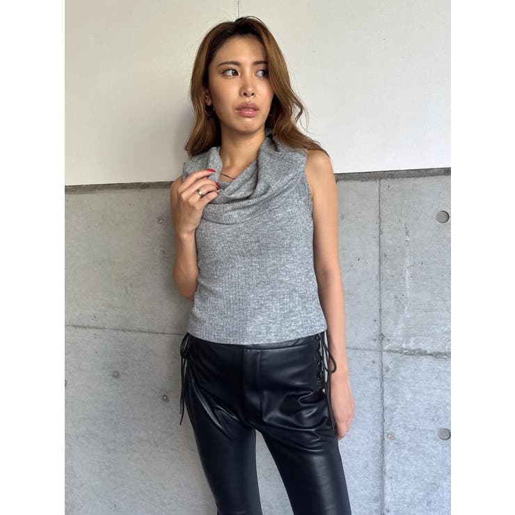 サイドデザイン フェイクレザースキニーパンツ | EGOIST | 詳細画像11 