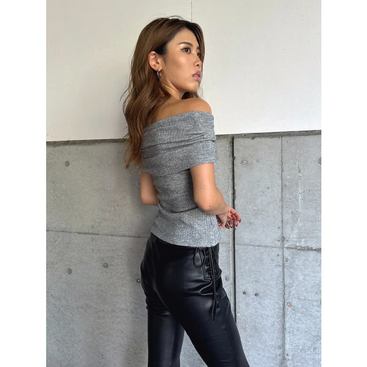 サイドデザイン フェイクレザースキニーパンツ | EGOIST | 詳細画像12 